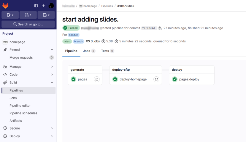 gitlab ci pipeline